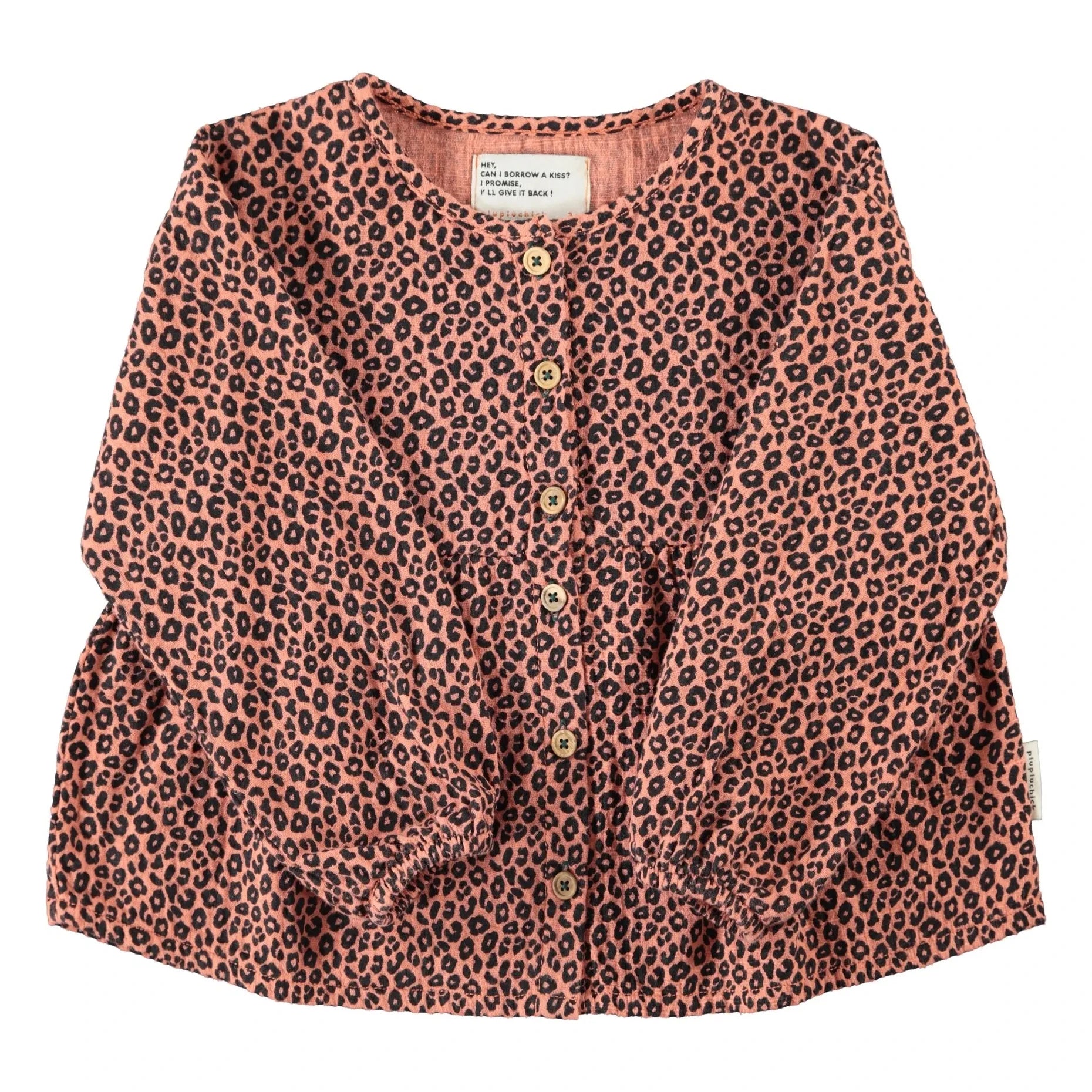 Piupiuchick - Leopard Blouse | Pink
