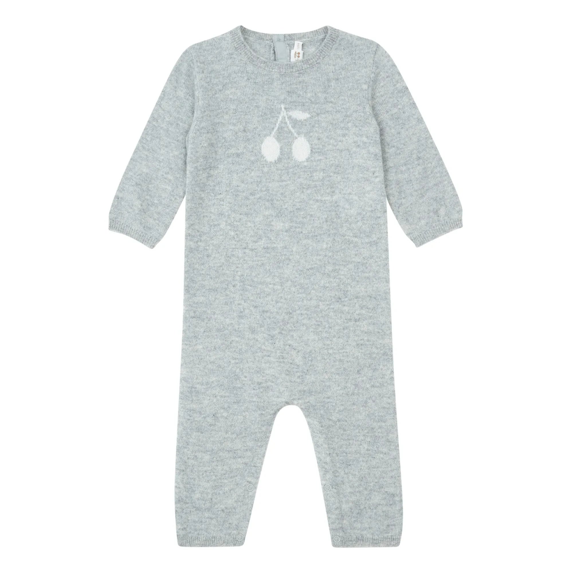 Bonpoint - Tilouana Cashmere Jumpsuit | Grey Melange