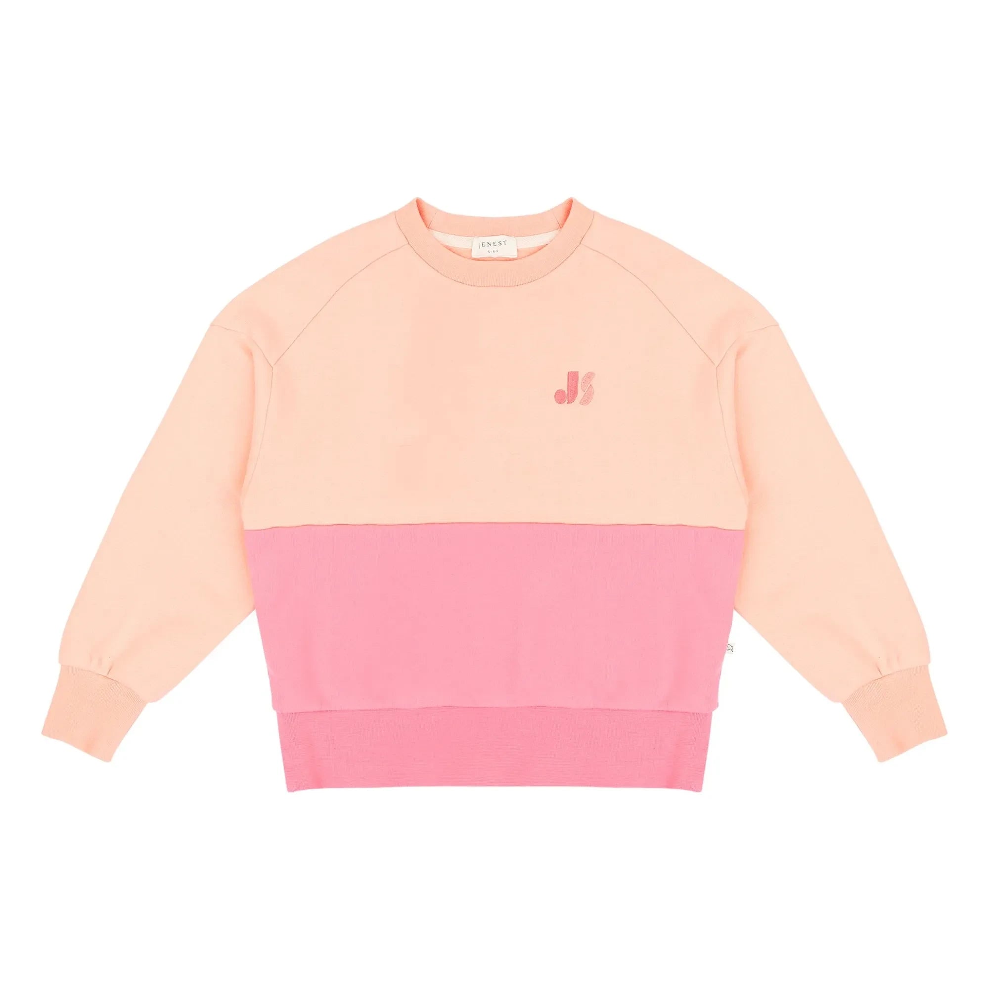 Jenest - Colour-Blocked organic cotton sweatshirt | Pink