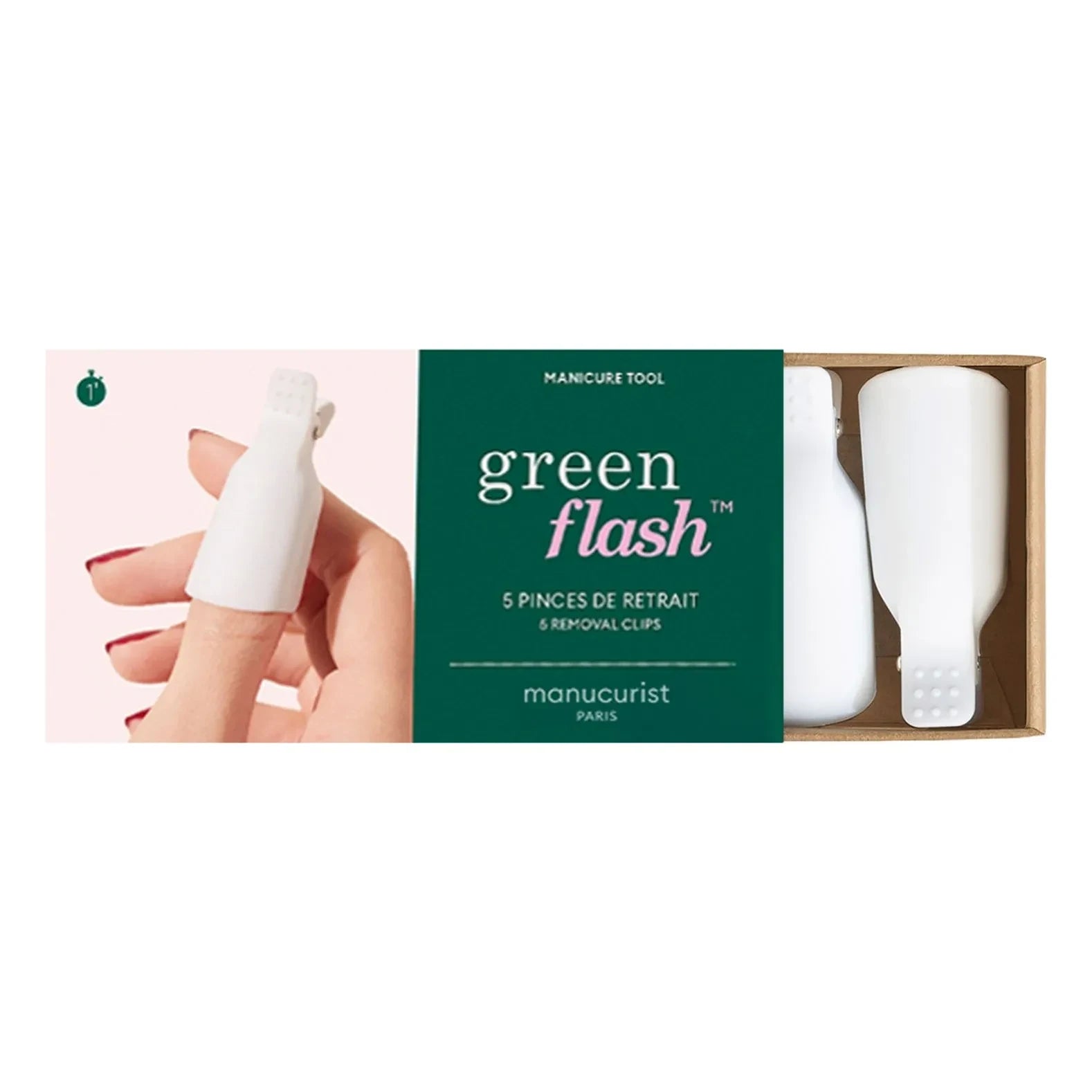 Manucurist - Green Flash Gel Remover Clips