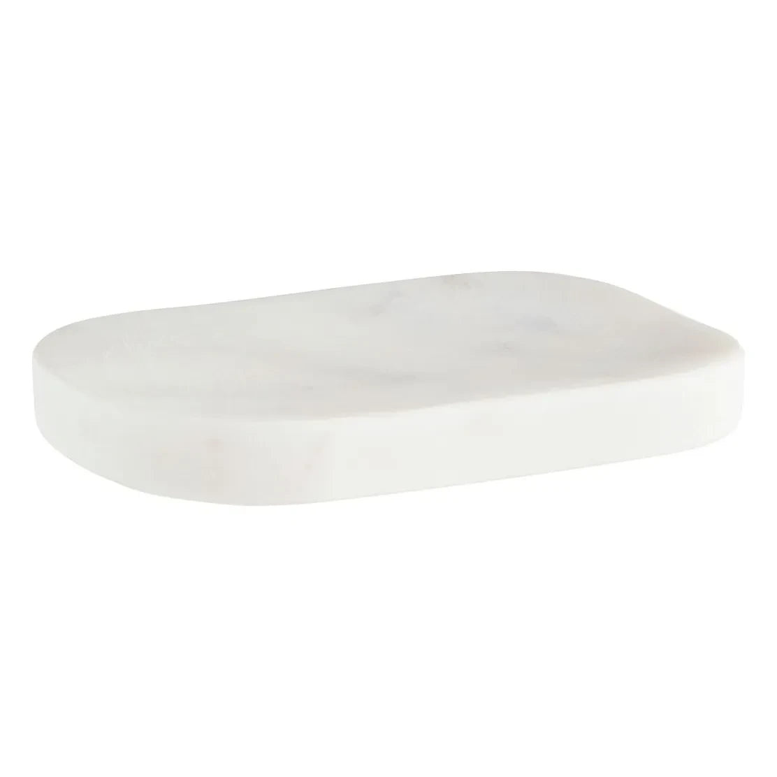 Madam Stoltz - Marble Soap Dish | White