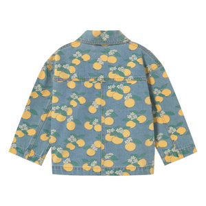 Tinycottons - Orange Denim Jacket | Blue
