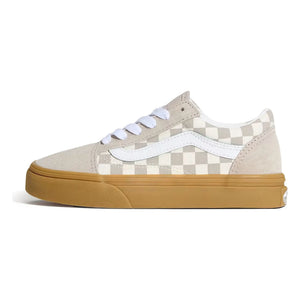 Vans - Old Skool Gum Check Sneakers with Laces | Oatmeal