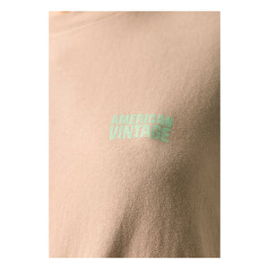 American Vintage - Ykobow Cotton T-Shirt | Beige