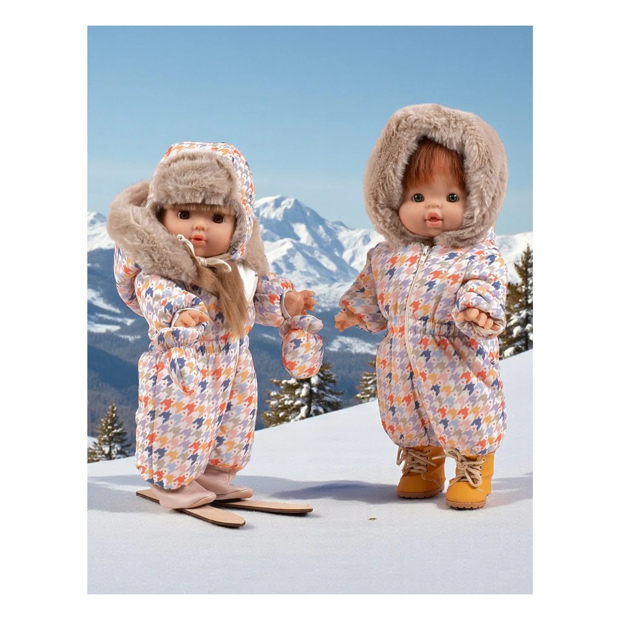 Minikane - Vestaire Toy Doll - Slalom Hat and Gloves Set