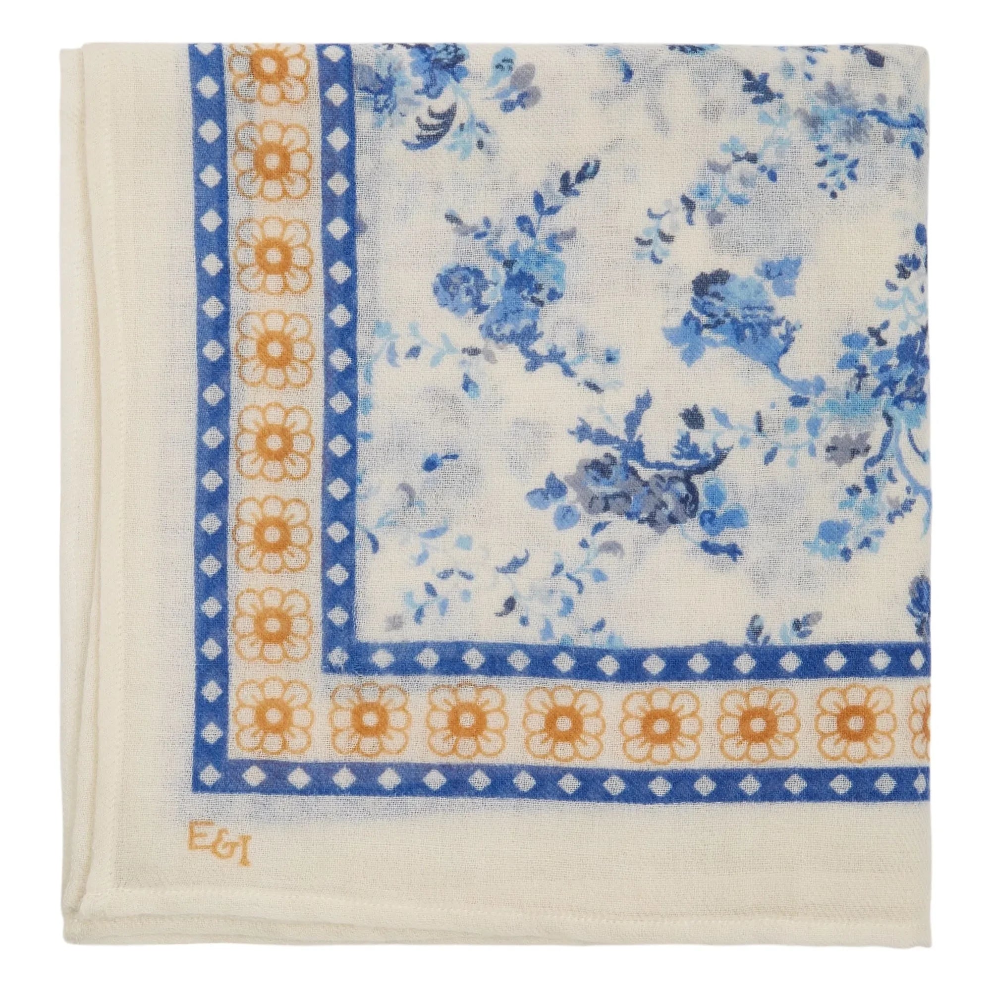 Emile et Ida - Blue Orchid Wool Scarf