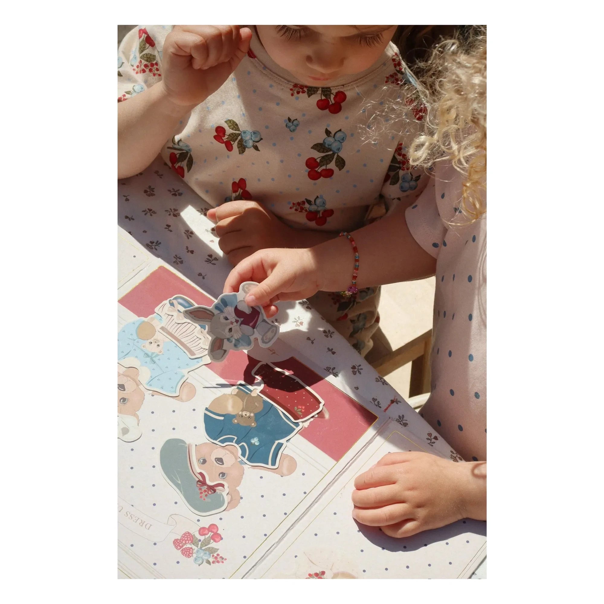 Konges Sløjd - Organic Cotton Cherry T-Shirt and Shorts Set | Ecru