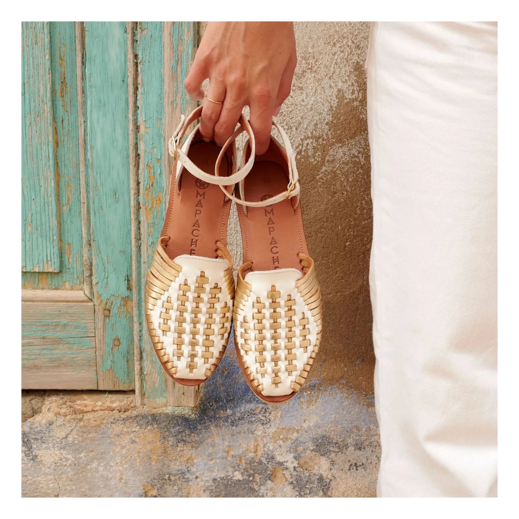 Mapache - Camila Sandal | Champagne