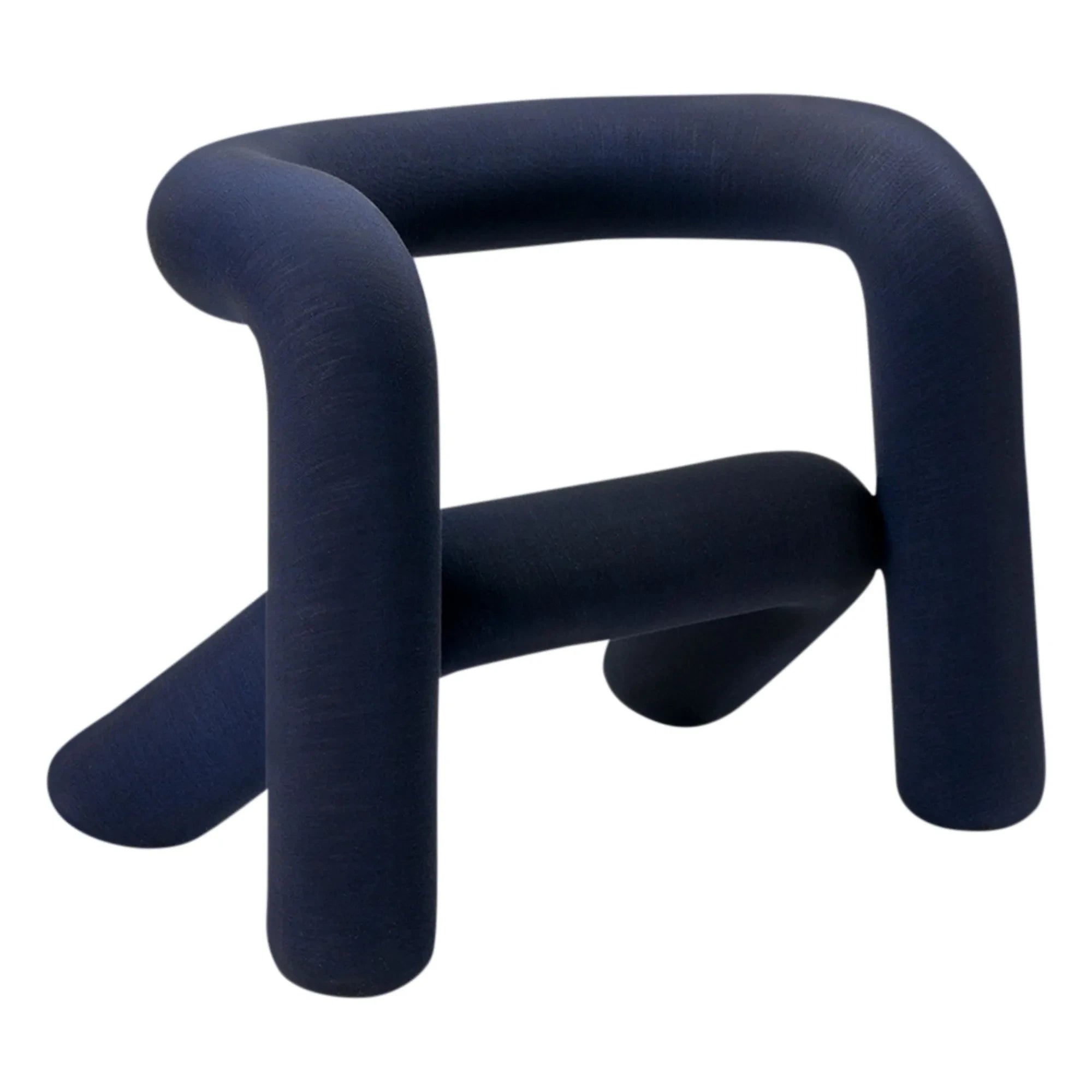 Moustache - Extra Bold Mixed Armchair - Big Game | Night Blue