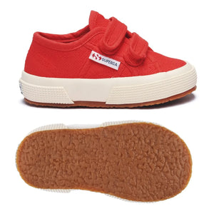 Superga - Low Cotton Velcro Sneakers | Red