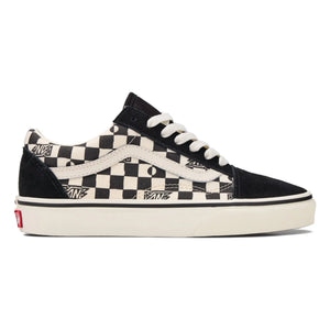 Vans - Lace-up Sneakers Old Skool Geo Check | Black