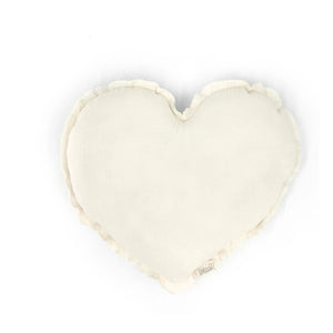 Babyshower - Heart Pillow | Ivory