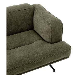 & Tradition - Inland AV22 2-Seater Sofa, Black Base | Haki