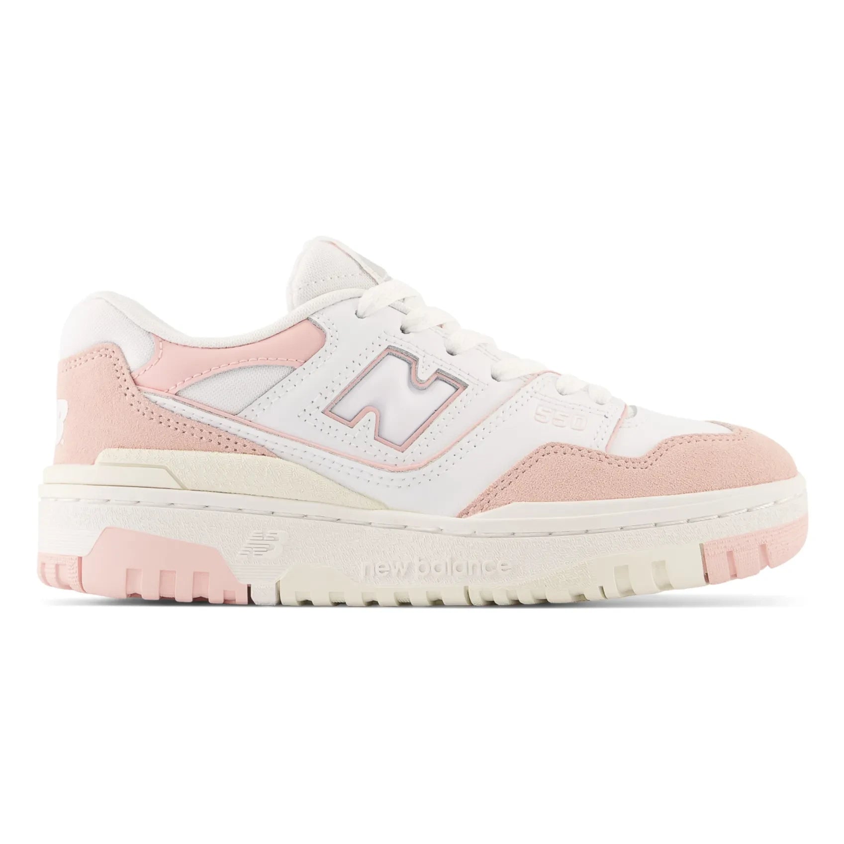 New Balance - Classic Lace-up 550 Sneakers | Light Pink