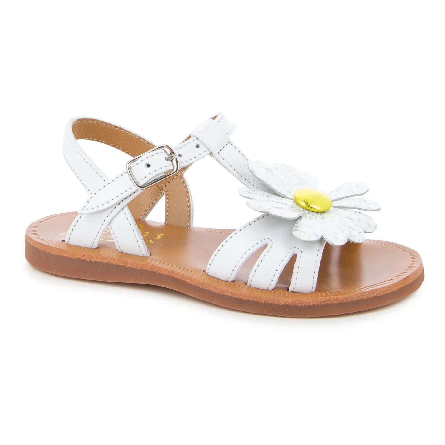 Pom d'Api - Big Flo Plagette Sandalet | Beyaz