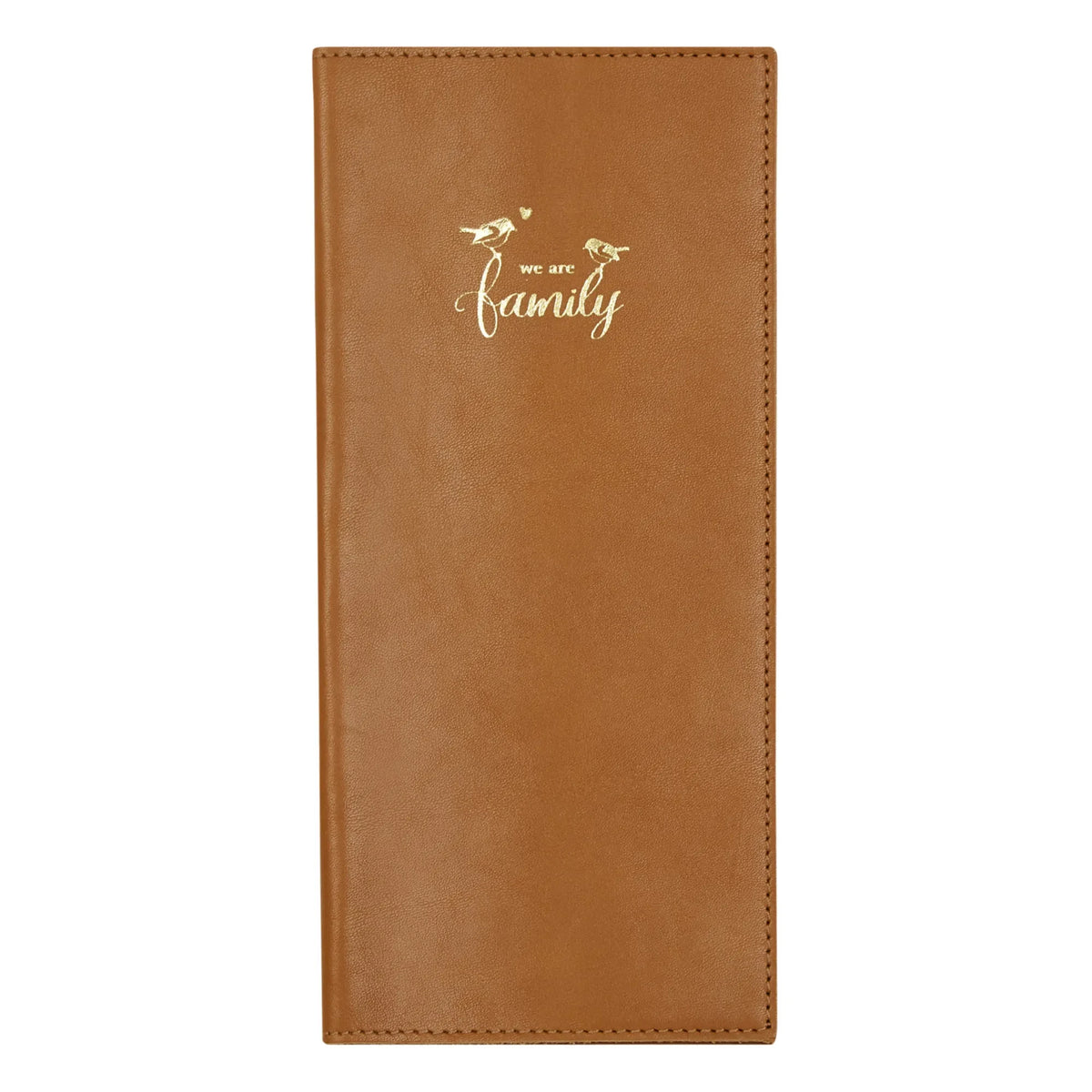 Barnabé aime le café - Leather Family Book Cover | Caramel
