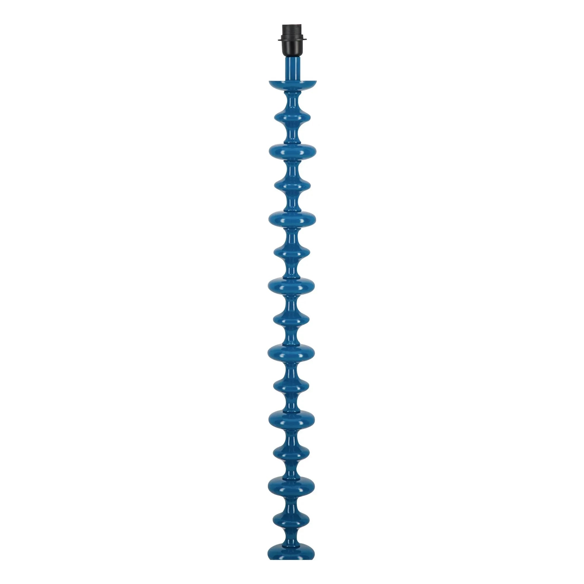 House of Capricorn - Freixo Wooden Floor Lamp Base | Blue