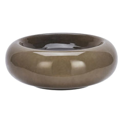 Madam Stoltz - Glass Bowl | Dark Brown