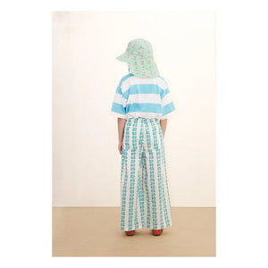 Tinycottons - Striped organic cotton T-shirt | Blue