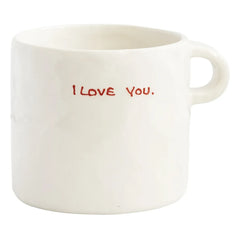 Anna + Nina - I Love You Mug | Cream