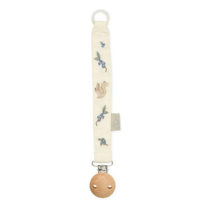 Cam Cam - Blueberry Embroidered Pacifier Clip