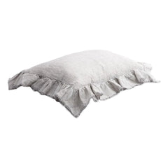Maison de Vacances - Boho Washed Linen Pillowcase | Stone