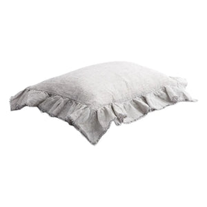 Maison de Vacances - Boho Washed Linen Pillowcase | Stone