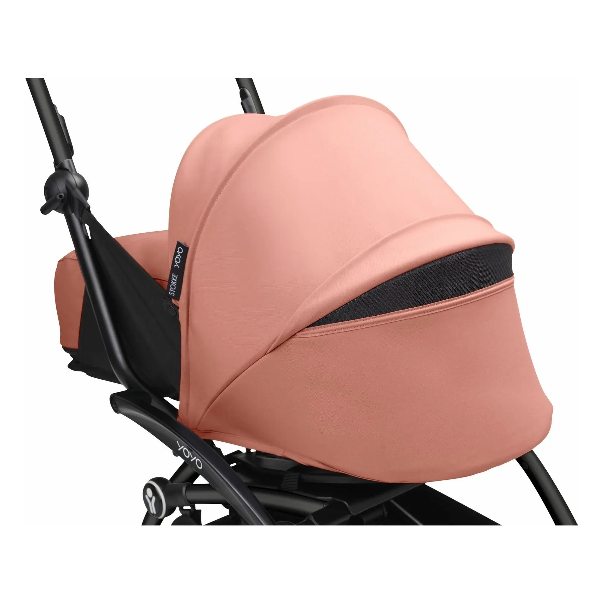 Stokke® - YOYO³ 0+ Newborn Stroller Black Frame | Ginger