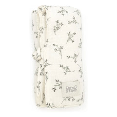 Babyshower - Knot Olive Bloom travel changing mat | Ecru