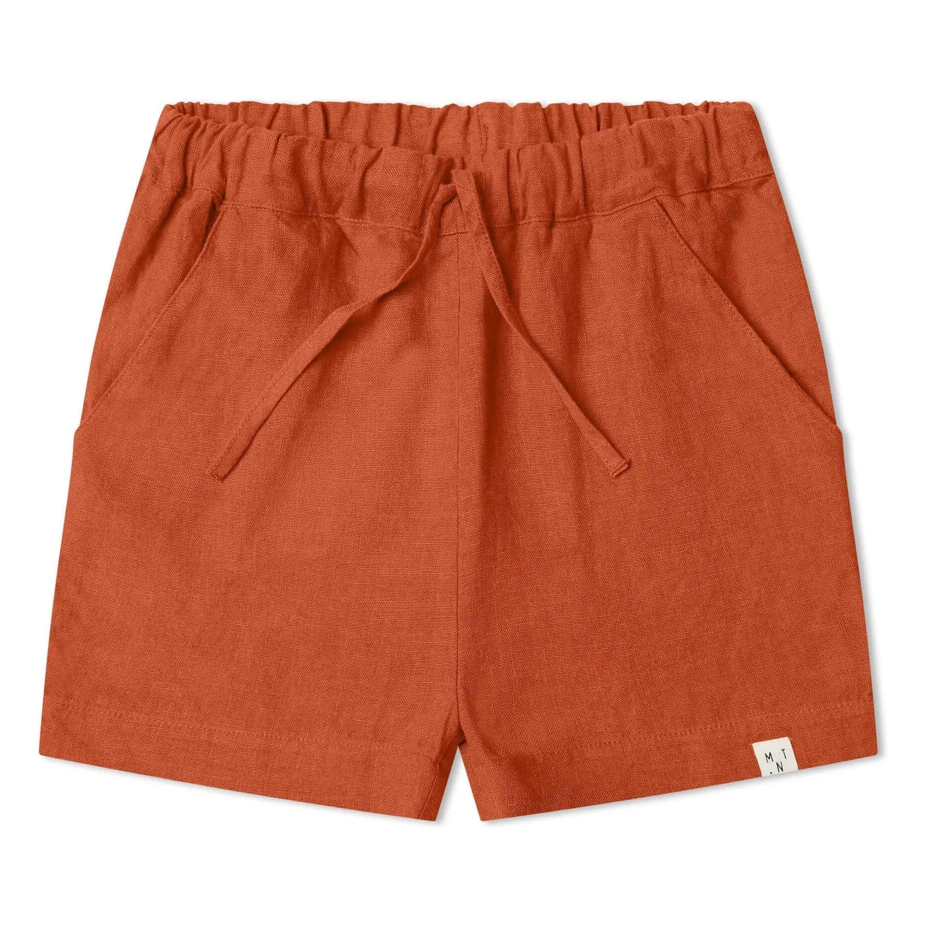 Matona - Classic Linen Shorts | Dark Blue