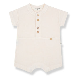 1+ in the family - Waffle Combishort Volos | Ecru