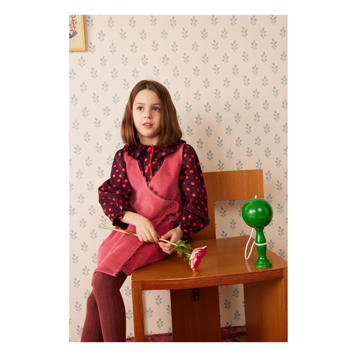Hello Simone - Blue Polka Dot Blouse | Plum