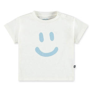 Molo - Enzo Smile Organic Cotton T-Shirt | White