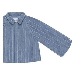 Donsje - Cyran Striped Jacket | Denim Blue