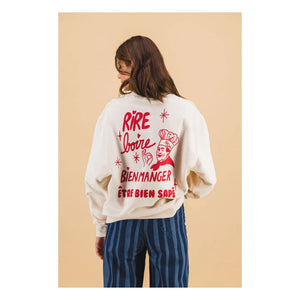 Elise Chalmin - Luigi Cotton Sweatshirt | Ecru