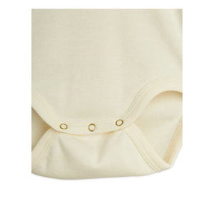 Mini Rodini - Organic Cotton Cat Body, Jogger, and Hat Set | Ecru