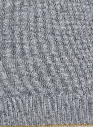 Tartine et Chocolat - Çizgili Fitilli Atlet | Kırçıl gri