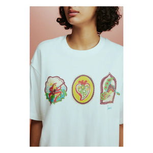 Alémais - Emilio organik pamuklu T-shirt | Krem
