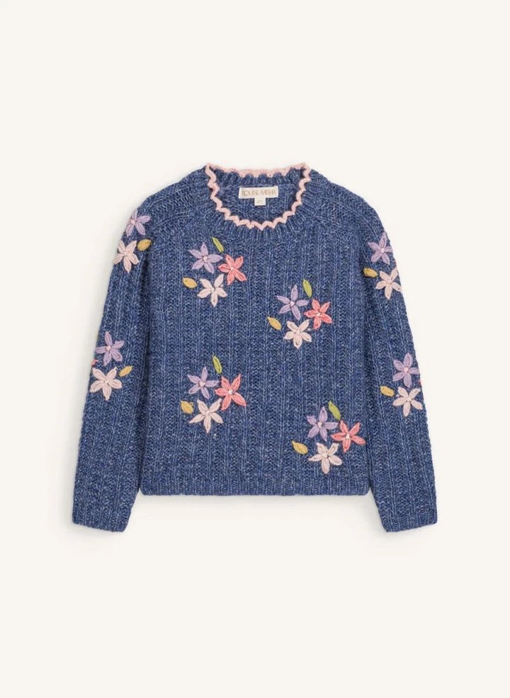 Louise Misha - Zuzanna Wool Sweater | Blue