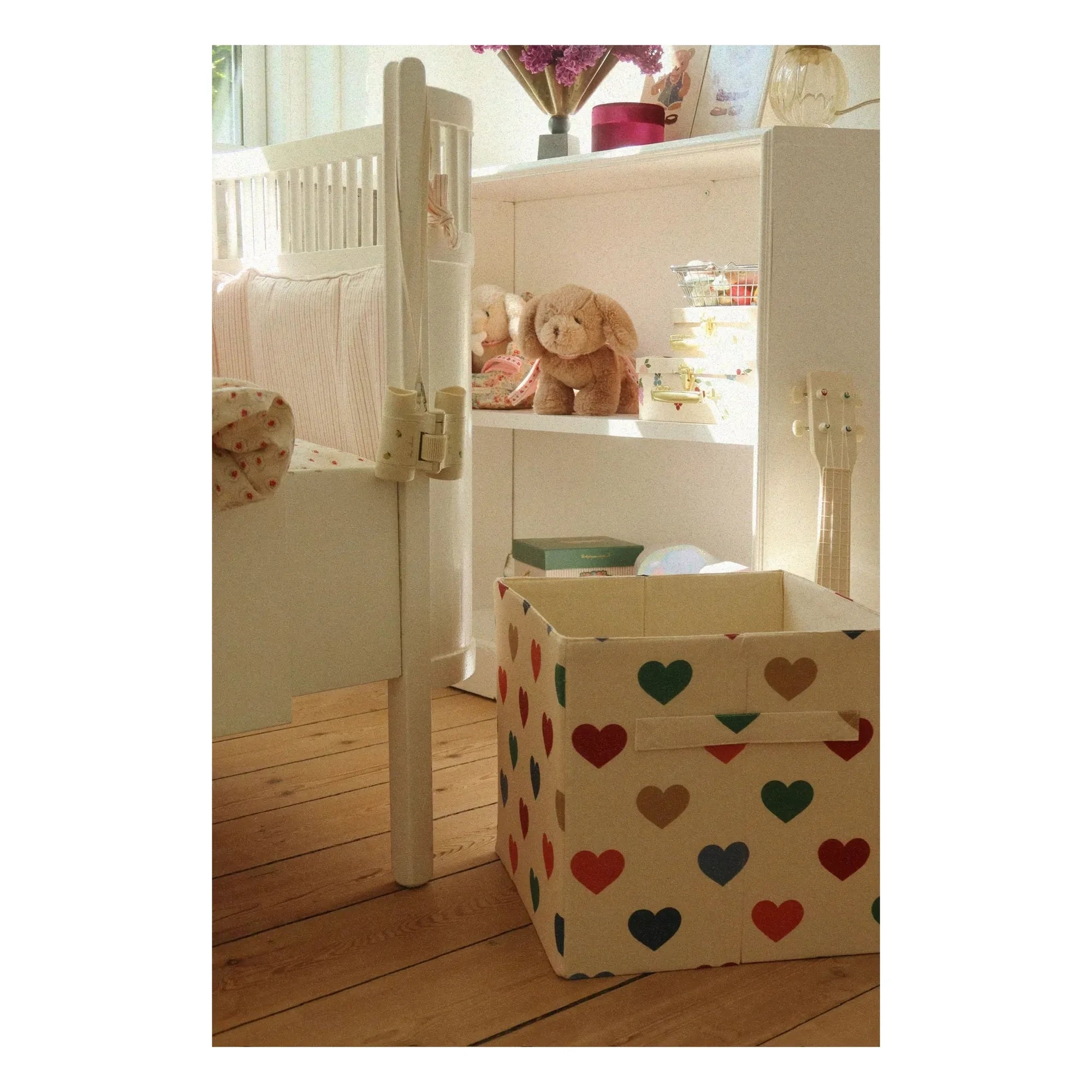 Konges Sløjd - Heart-shaped Storage Baskets - 2-Piece Set | Pink
