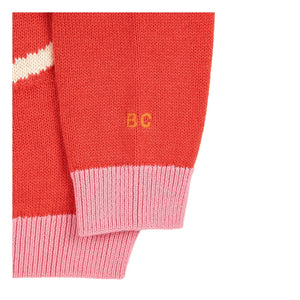 Bobo Choses - Organic Cotton Swinging Horse Sweater | Red