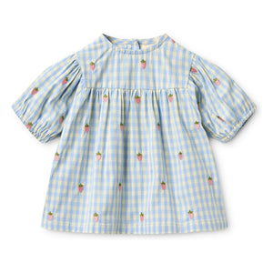 Flöss - Millie Vichy Blouse | Light Blue