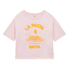 a.p - Pasta e Basta organic cotton T-shirt | Powder Pink