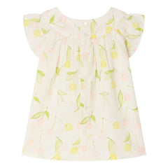 Bonpoint - Organic Cotton Poplin Blouse Lala | Ecru