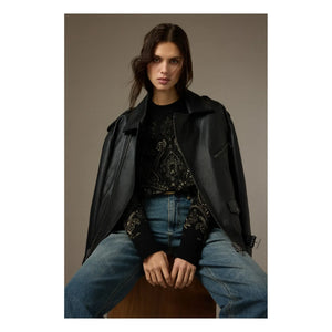 Momoni - Mosi Yün Kazak | Siyah