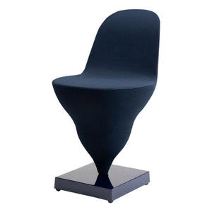Moustache - Navy Blue Gelato Footed Chair - Jean-Baptiste Fastrez | Night Blue