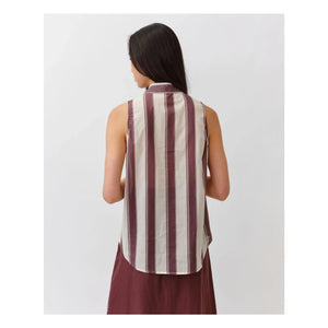 Diega - Cheka Striped Shirt | Ecru