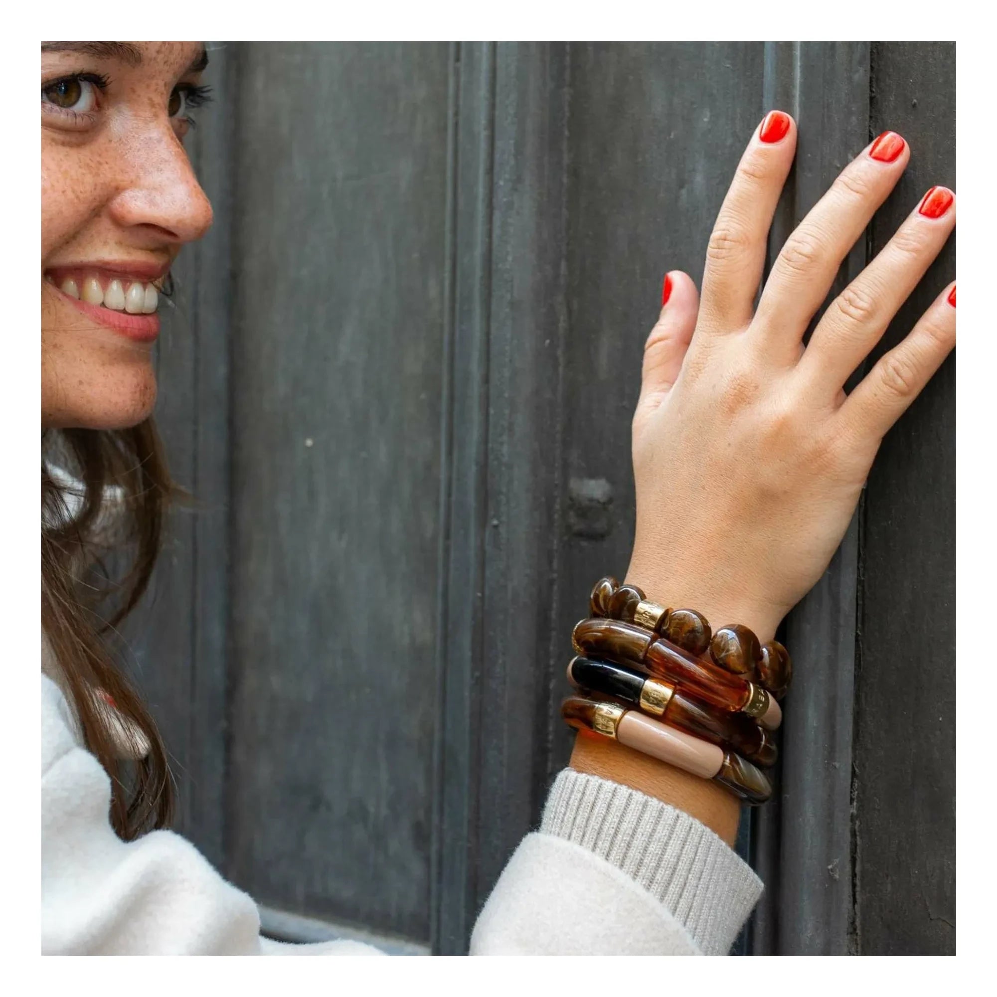 Parabaya - Moca 3 Bracelets | Brown