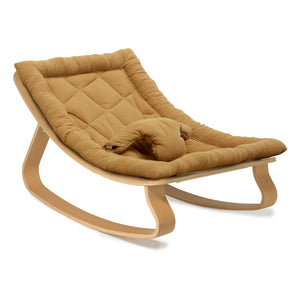 Charlie Crane - Levo Beech Wood Baby Swing | Camel