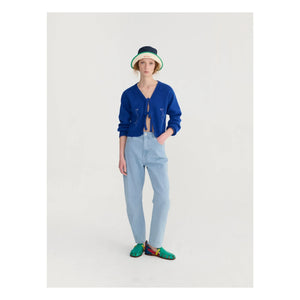 Bobo Choses - Organic Cotton Pear Trousers | Light Blue